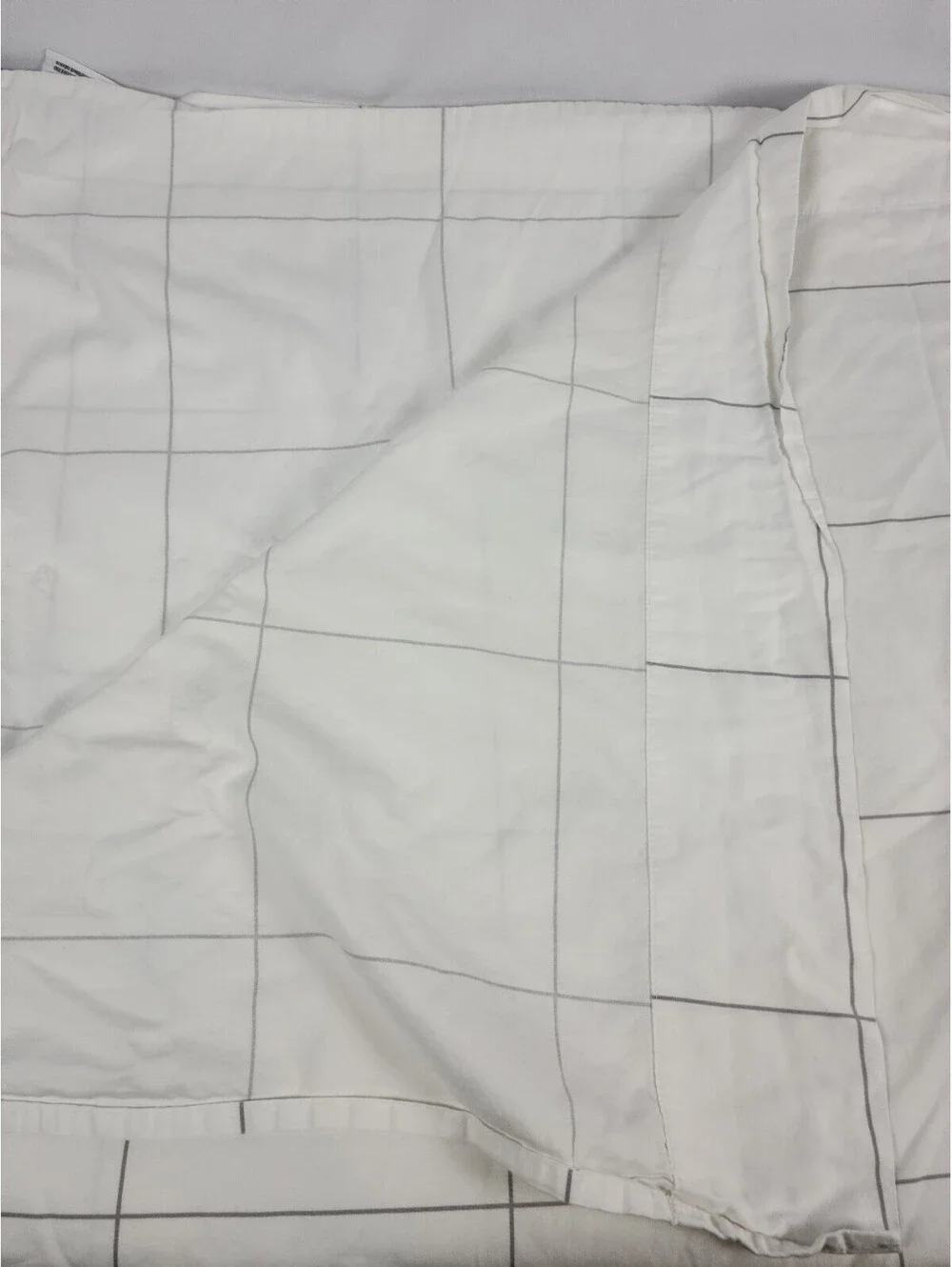Brooklinen Checkered Flat Sheet King 100% Egyptian Cotton
